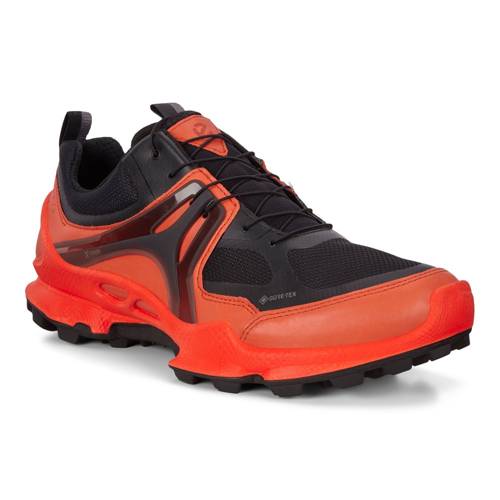 Tenis Hombre - ECCO Biom C-Trail Bajos Gtx - Rojos/Negros - BSU123568